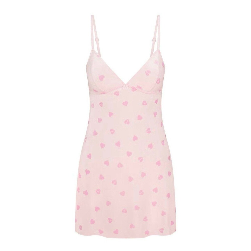 Skims VELVET LACE SLIP DRESS